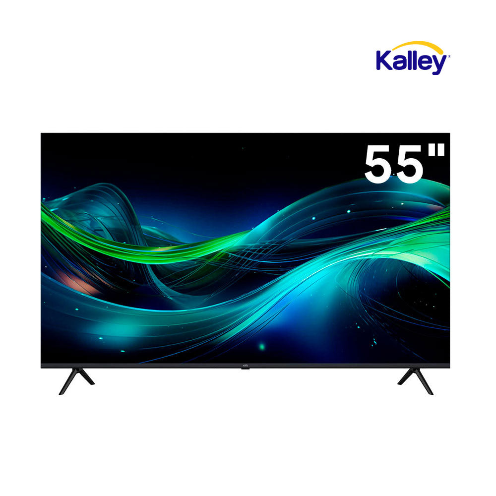 Televisor Kalley 55 Pulgadas Max Led 4K-UHD Smart TV Google 55G315A, Negro