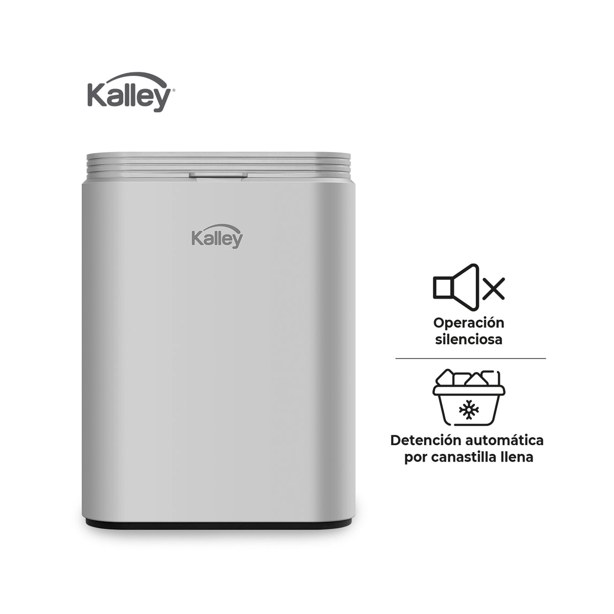 Fabricador De Hielo Kalley 12K KIM12, Gris