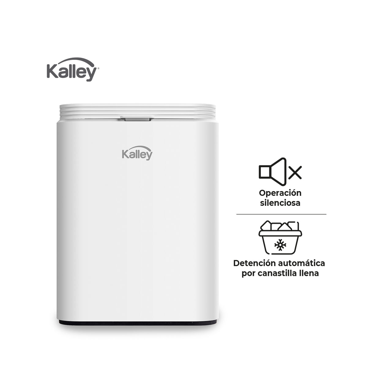 Fabricador De Hielo Kalley 12K KIM12, Blanco