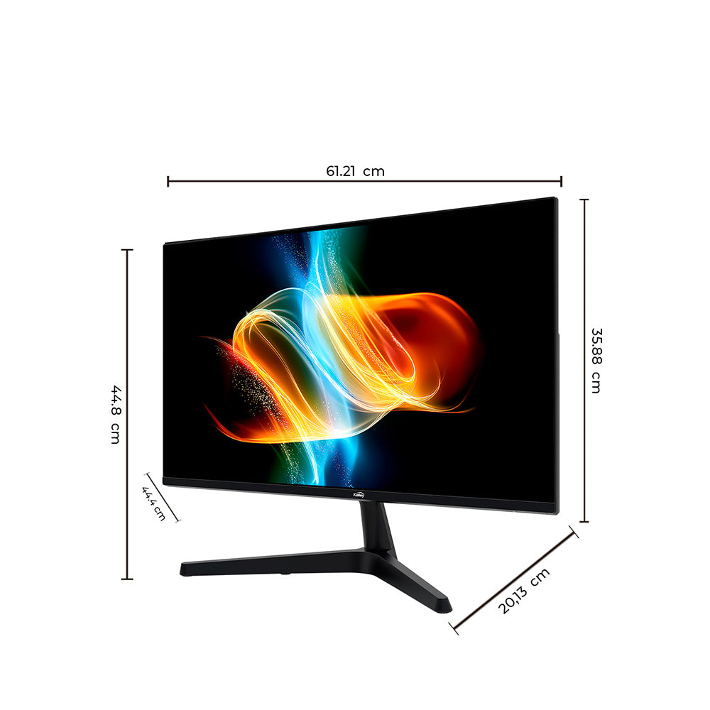 Monitor Kalley 27 Pulgadas K-M27F12 FHD Plano, Negro
