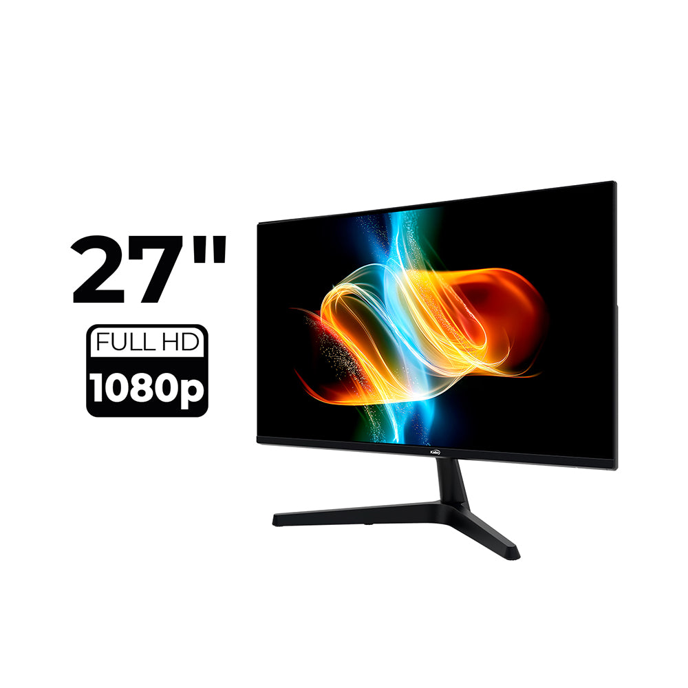Monitor Kalley 27 Pulgadas K-M27F12 FHD Plano, Negro