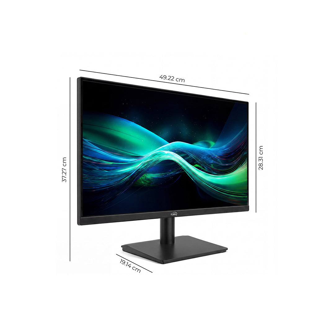 Monitor Kalley 22 Pulgadas M22FP2 FHD Plano, Negro