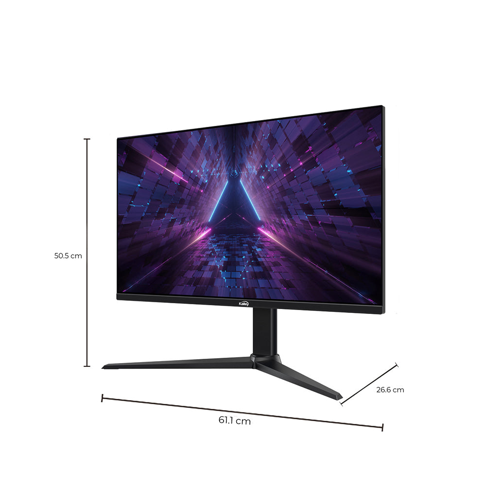 Monitor KALLEY Gamer 27 Pulgadas M27FG20 FHD Plano, Negro