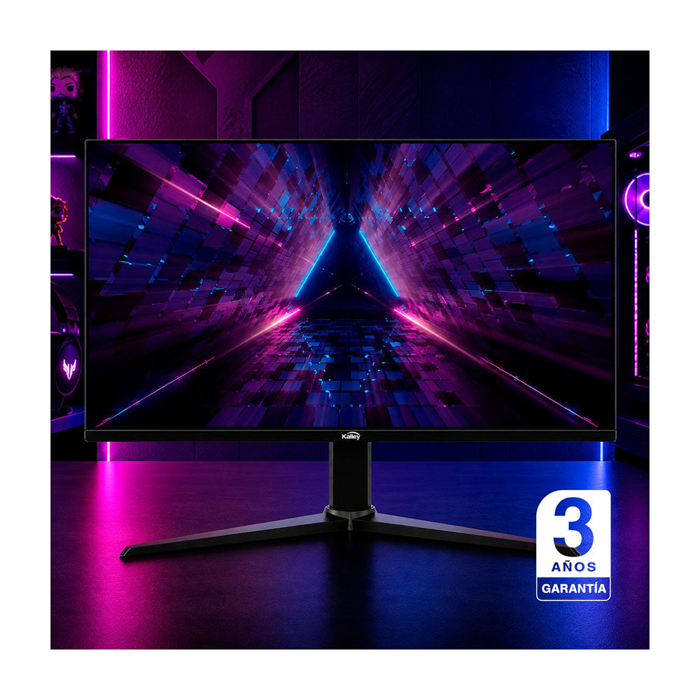 Monitor KALLEY Gamer 27 Pulgadas M27FG20 FHD Plano, Negro