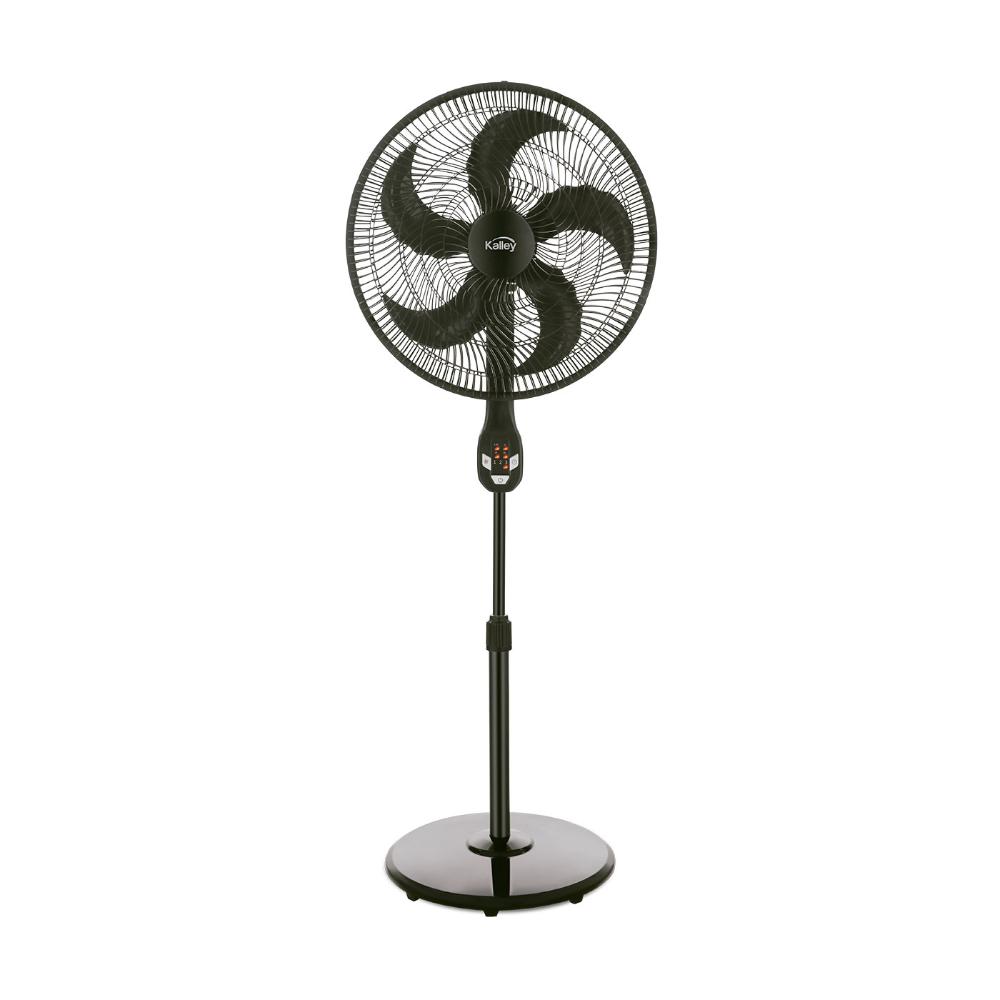 Ventilador Pedestal Kalley K-V18D Digital 18, Color Negro
