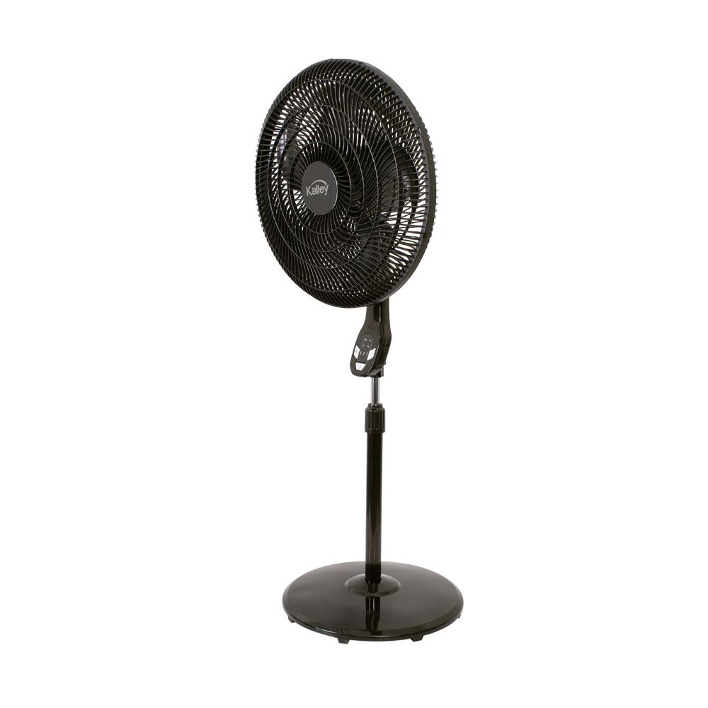 Ventilador Pedestal Kalley K-V18D Digital 18, Color Negro