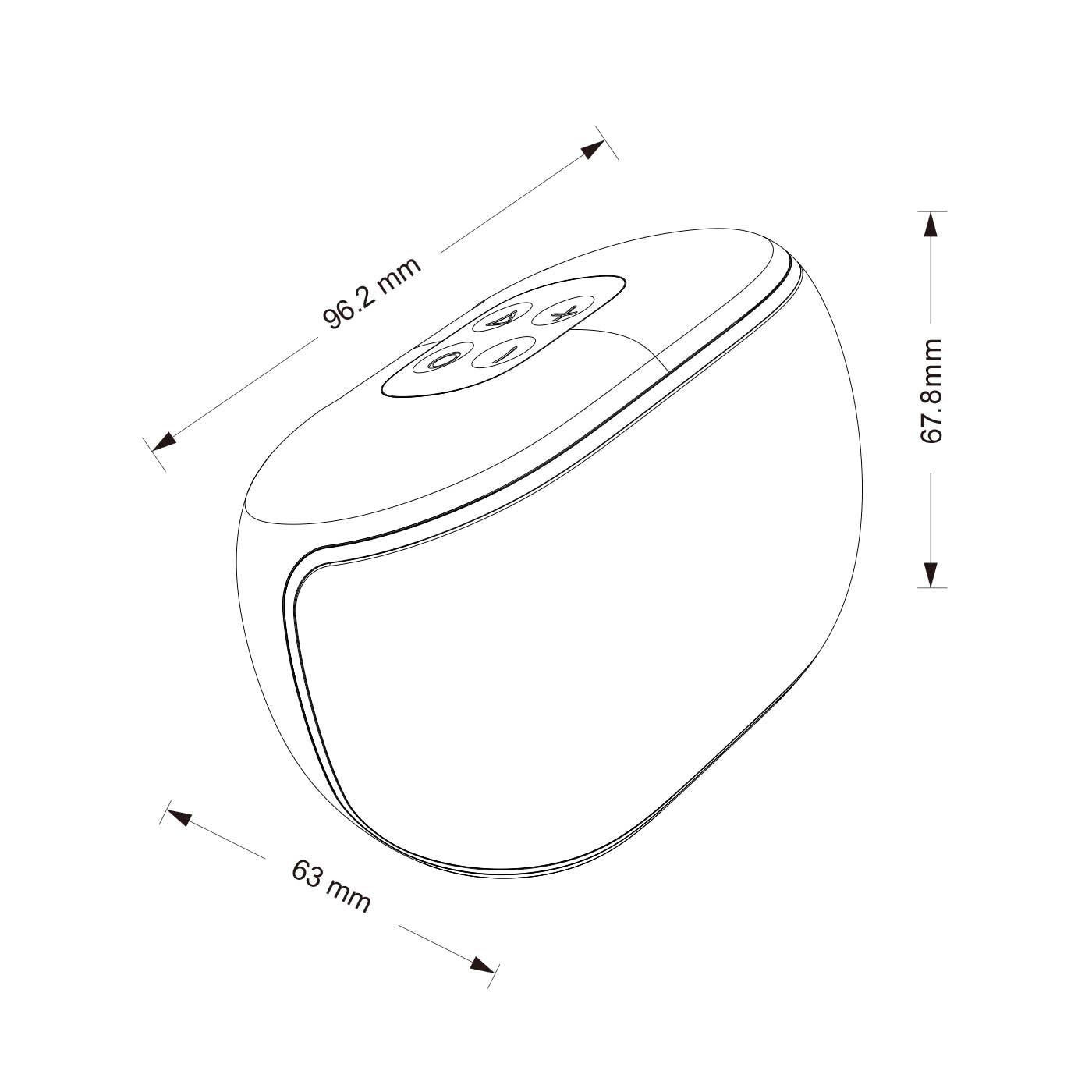 Parlante Kalley Bluetooth Kgp4w 4w, Negro