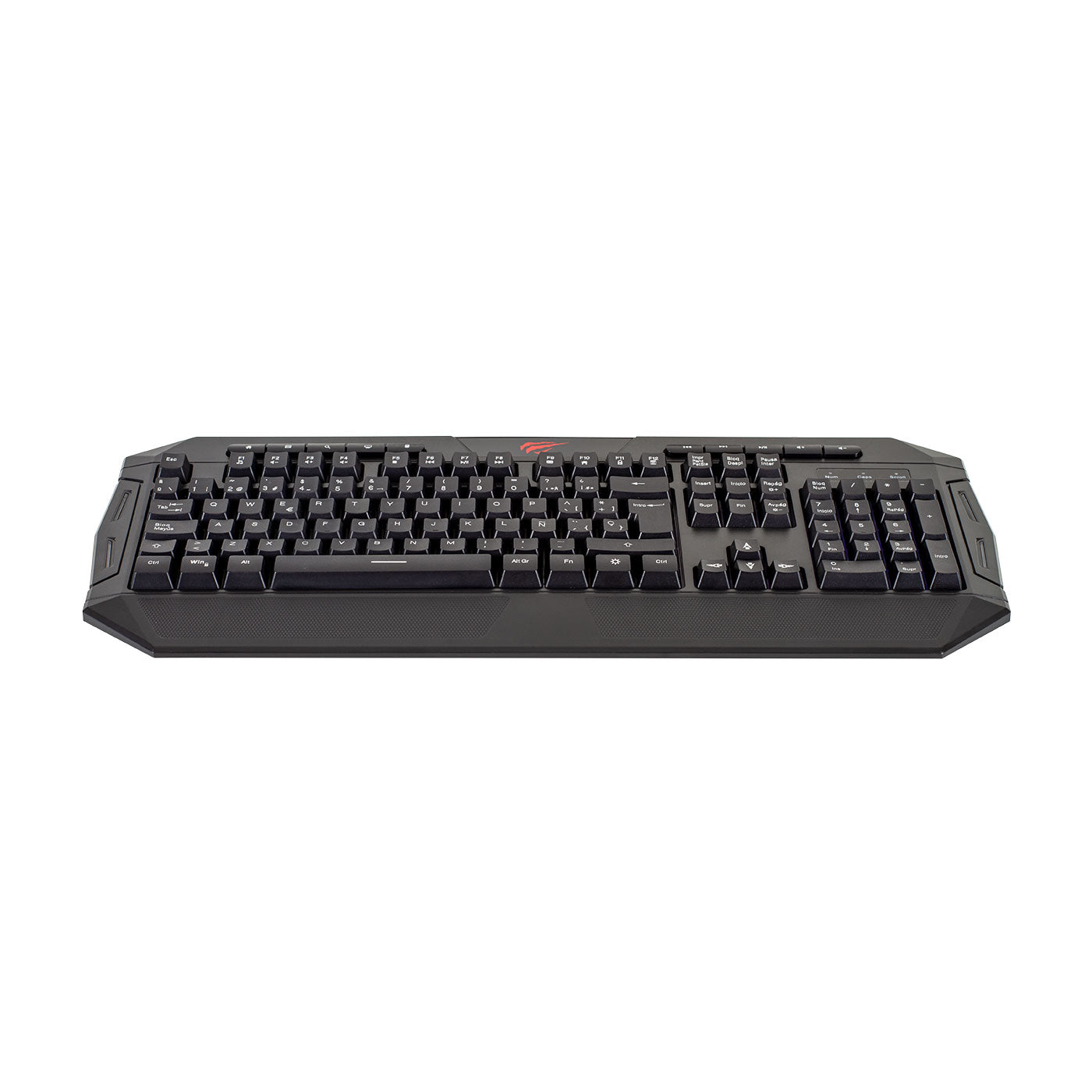 Combo Kalley Teclado, Mouse, Audífonos Y Padmouse Gaming, Negro