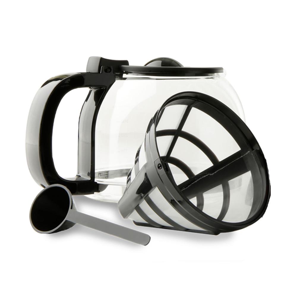 Cafetera Kalley Digital 12 Tazas K-Mcd, Color Negro