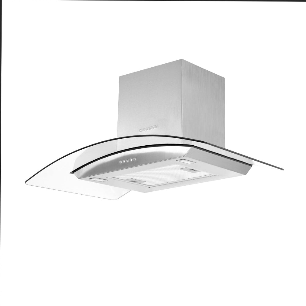 Campana Peninsula Acero Tipo Cristal 80 Cm 3 Velocidades