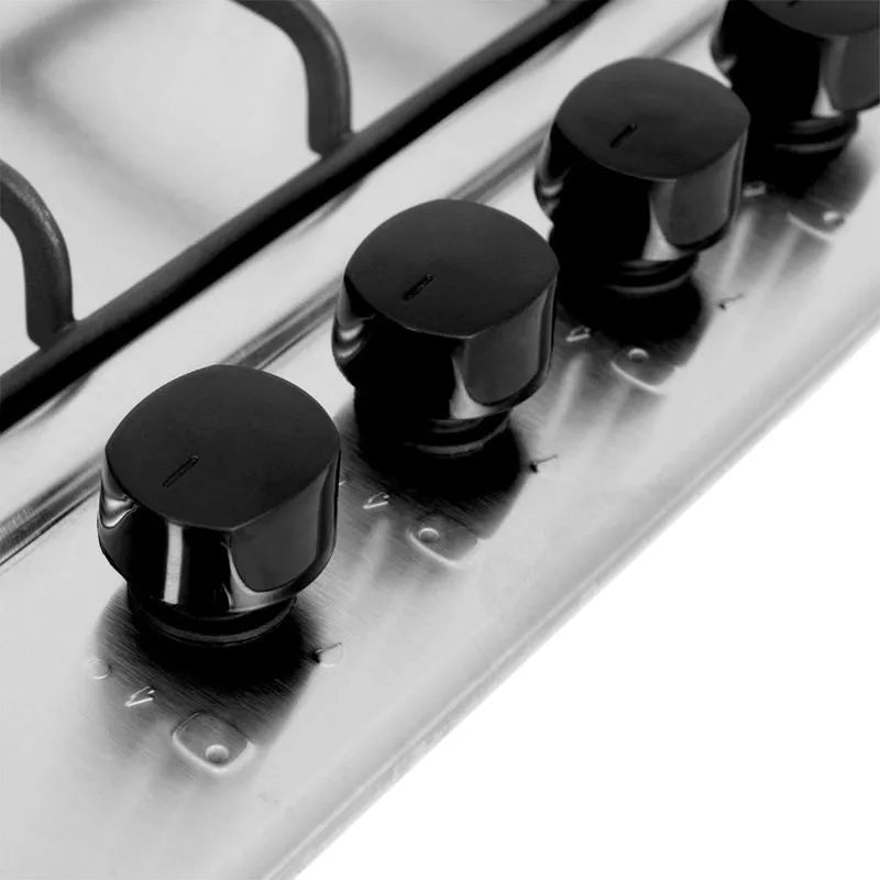 Estufa Empotrar Inox 4 Puestos 59cm Gas Natural Challenger Sp6040