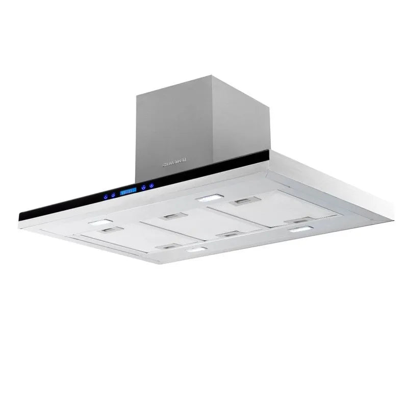 Campana Isla Inox 90cm 3 Velocidades Challenger Cx4990