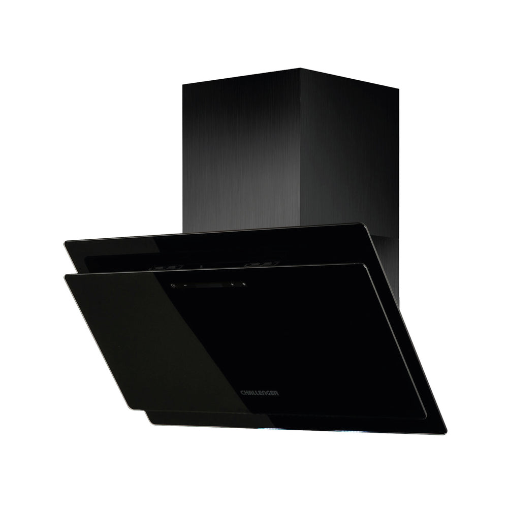 Campana Peninsula En Cristal Negro 90 Cm 3 Velocidades