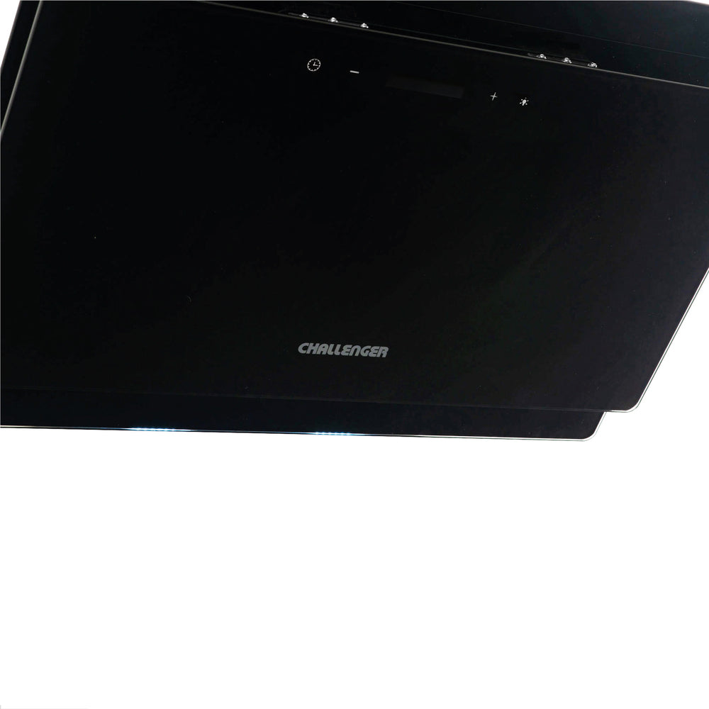 Campana Peninsula En Cristal Negro 90 Cm 3 Velocidades