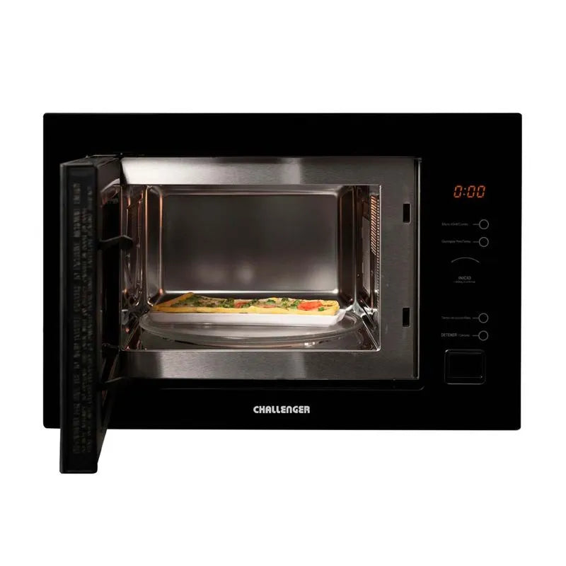 Microondas De Empotrar Negro 28lts 110v Challenger Hm8110
