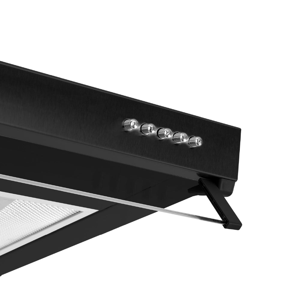 Campana Horizontal Negra 3 Velocidades 60 Cm