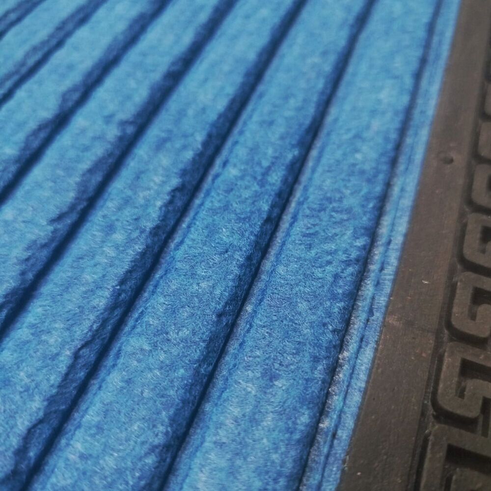 Tapete Felpudo Panama 40X60 Cm Azul Setx2 Unidades