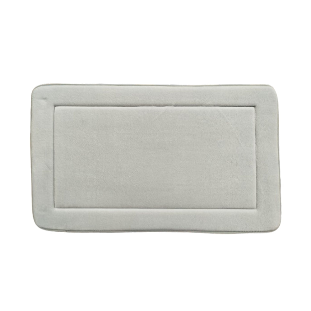 Alfombra De Baño 50X80 Gris Claro