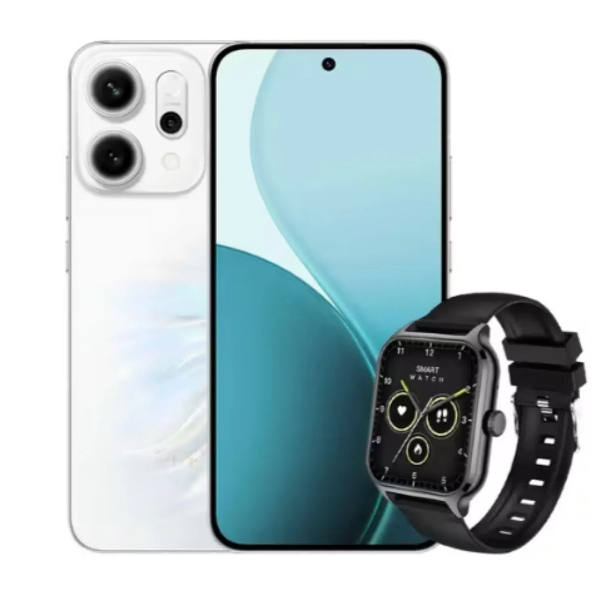 Celular Oppo Reno 14 5g 512Gb Blanco y Smartwatch