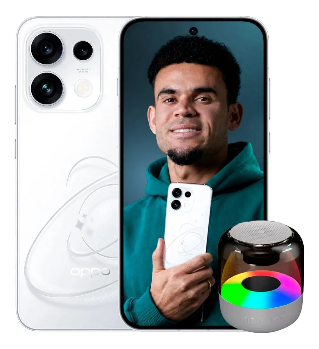 Celular Oppo Reno 16F 256gb Blanco y Parlante