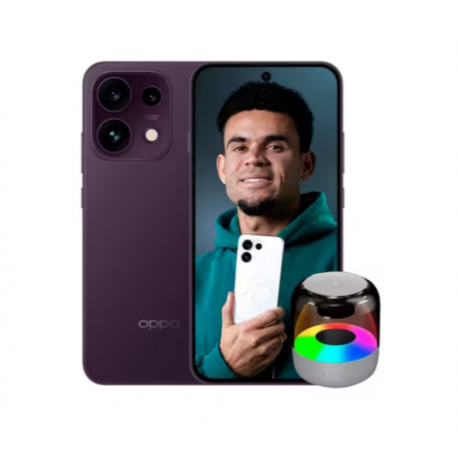 Celular Oppo Reno 16F 256gb Morado y Parlante