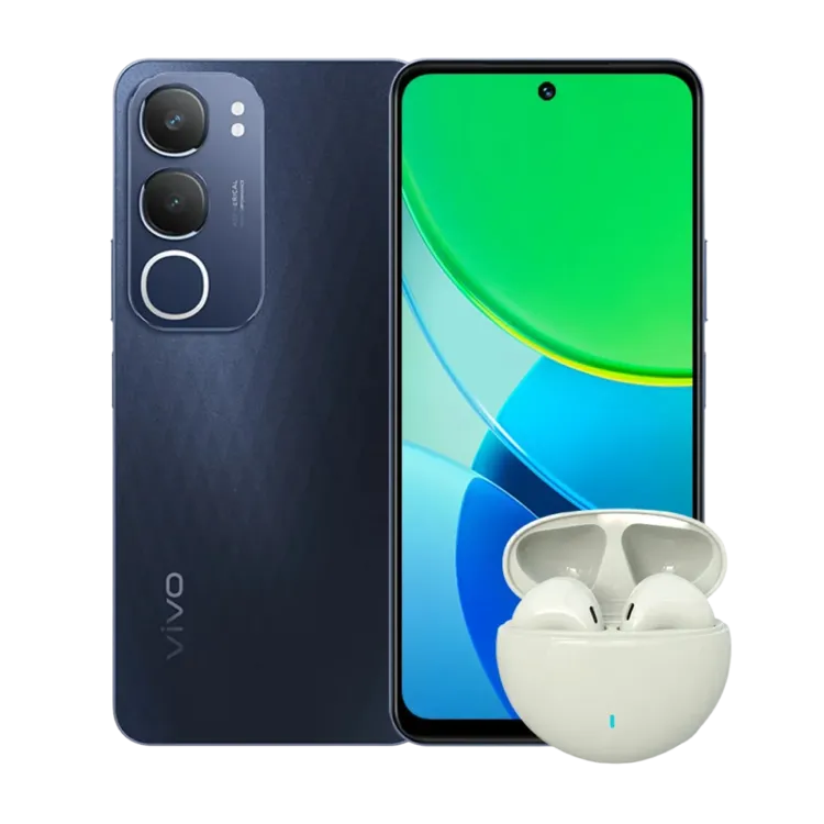 Celular 4G Vivo Y19s 256GB y Audifonos, Negro