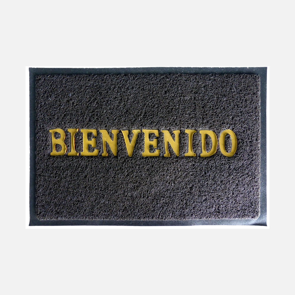 Tapete Fel Confortmat Bienvenido 38X58 Negro Setx4 Unidades