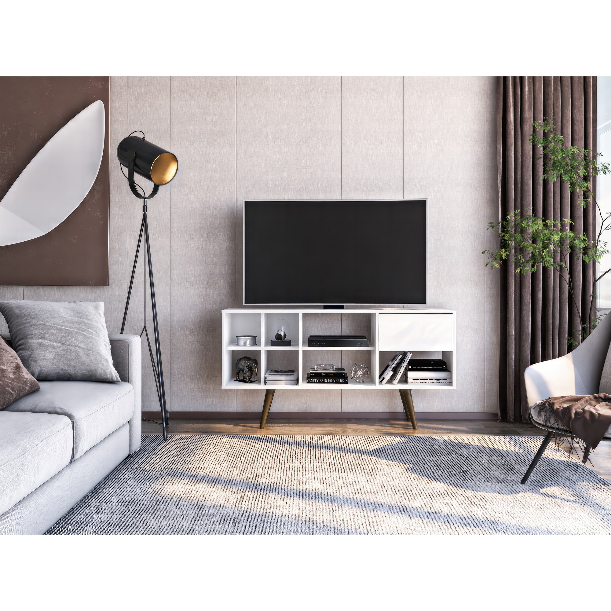 Rack Tv60 Austria Blanco