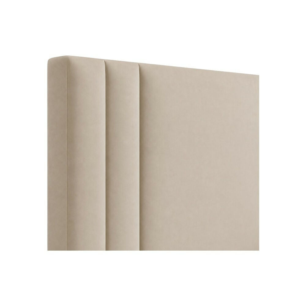 Cabecero Queen 160x60+55 Milán Beige Tela