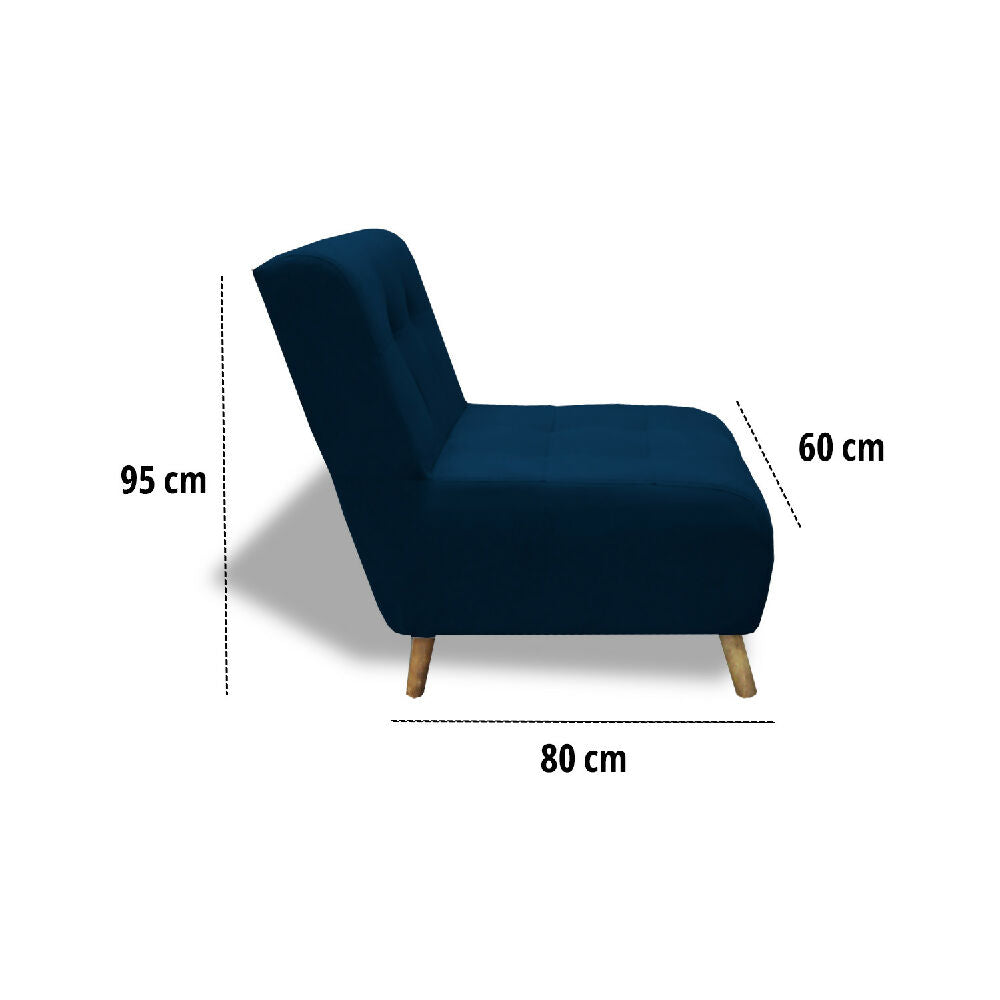 Poltrona Fija Milan Azul