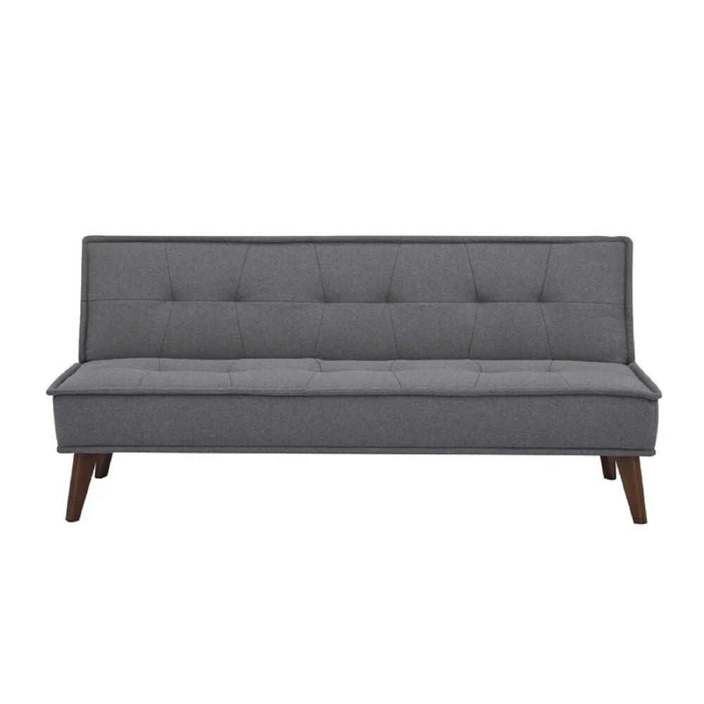 Sofa Cama Otto 3 Puestos Tela Gris