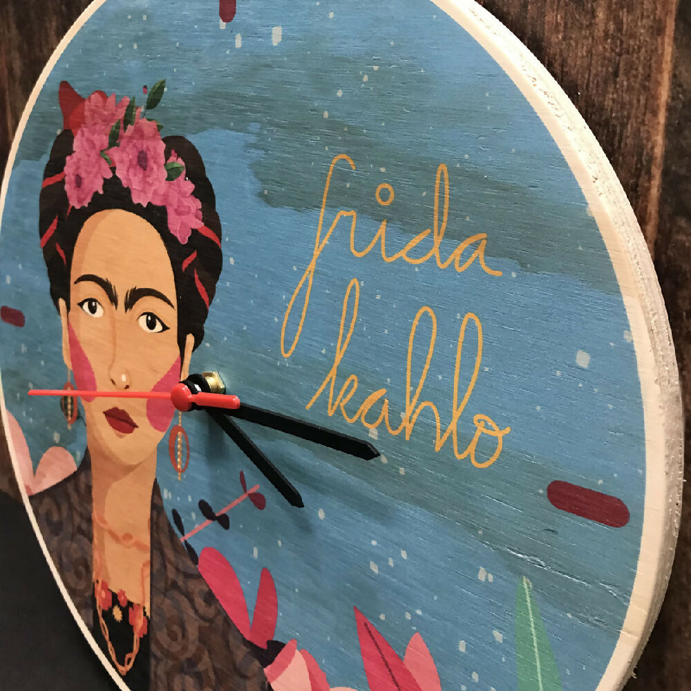 Reloj de pared Frida Floral 29x29