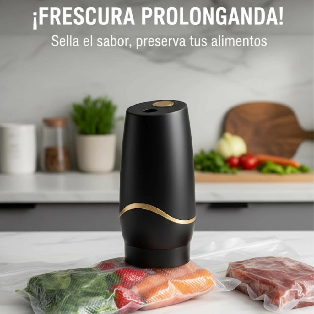 Sellador De Bolsas Al Vacío Portátil Recargable USB Máquina De Sellado Térmico