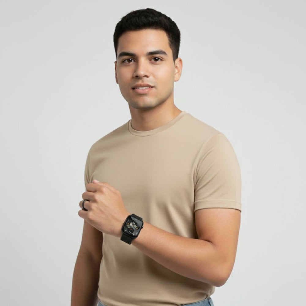 Smartwatch G-Tide S6 Pro Negro Reloj Inteligente Con Llamadas Bluetooth, Resistente Al Agua