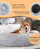 JOLLYVOGUE Camas para perros, cama calmante para perros pequeños, cama...