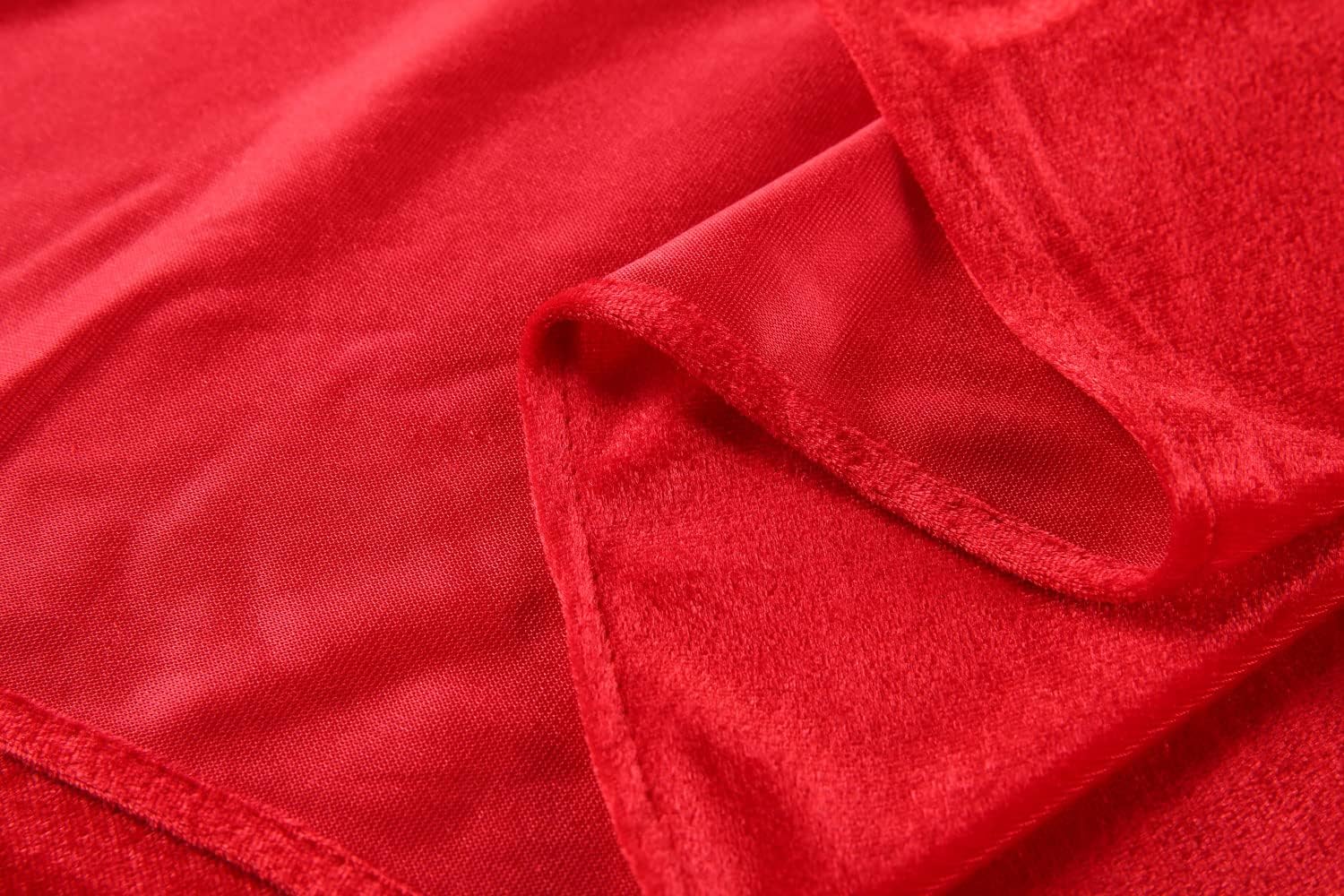 Alfombra de pasillo de terciopelo rojo de 4.5 x 20 pies para eventos de fiesta