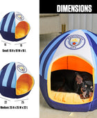 Maccabi Art Manchester City - Cama de fútbol para perros, cama temática...