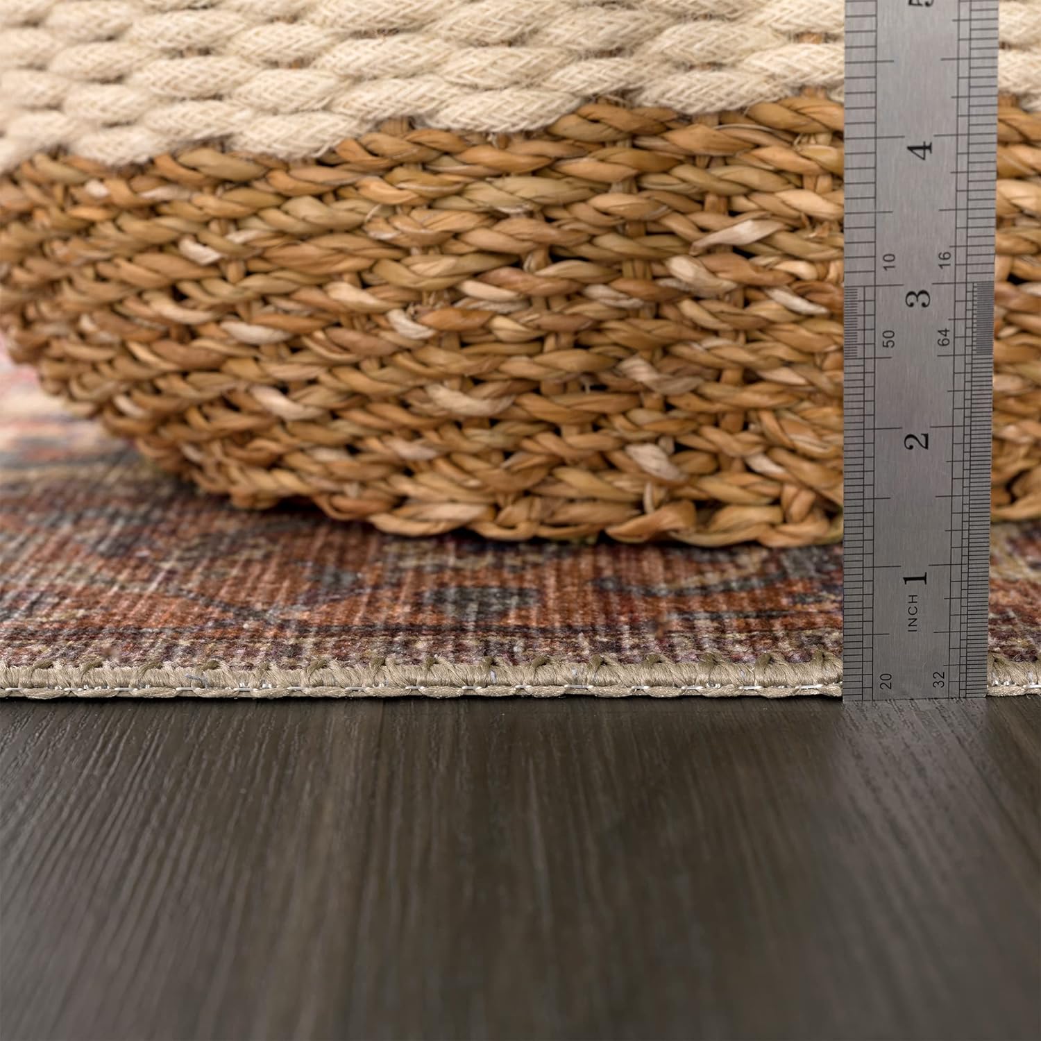 Bloom Rugs - Tapete tradicional para el pasillo, lavable y antideslizante, para...