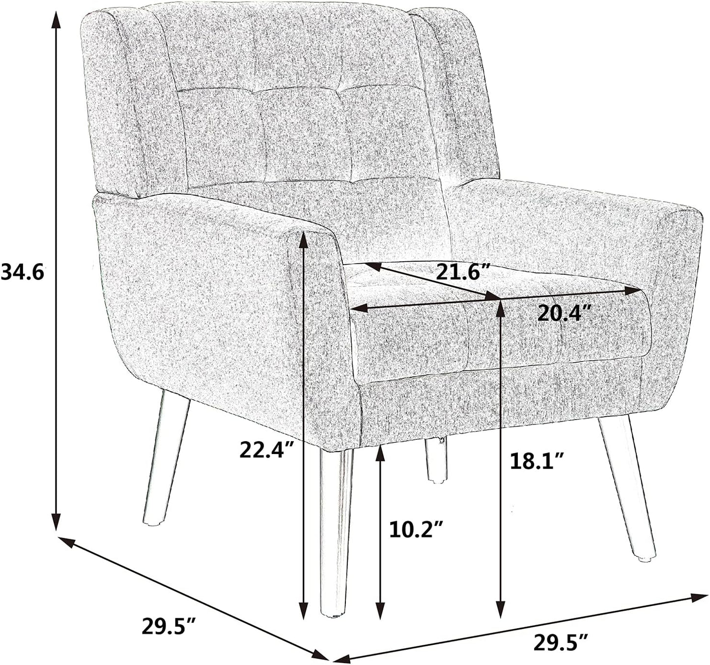 Silla decorativa de terciopelo, sillón ergonómico moderno, para sala de estar,...