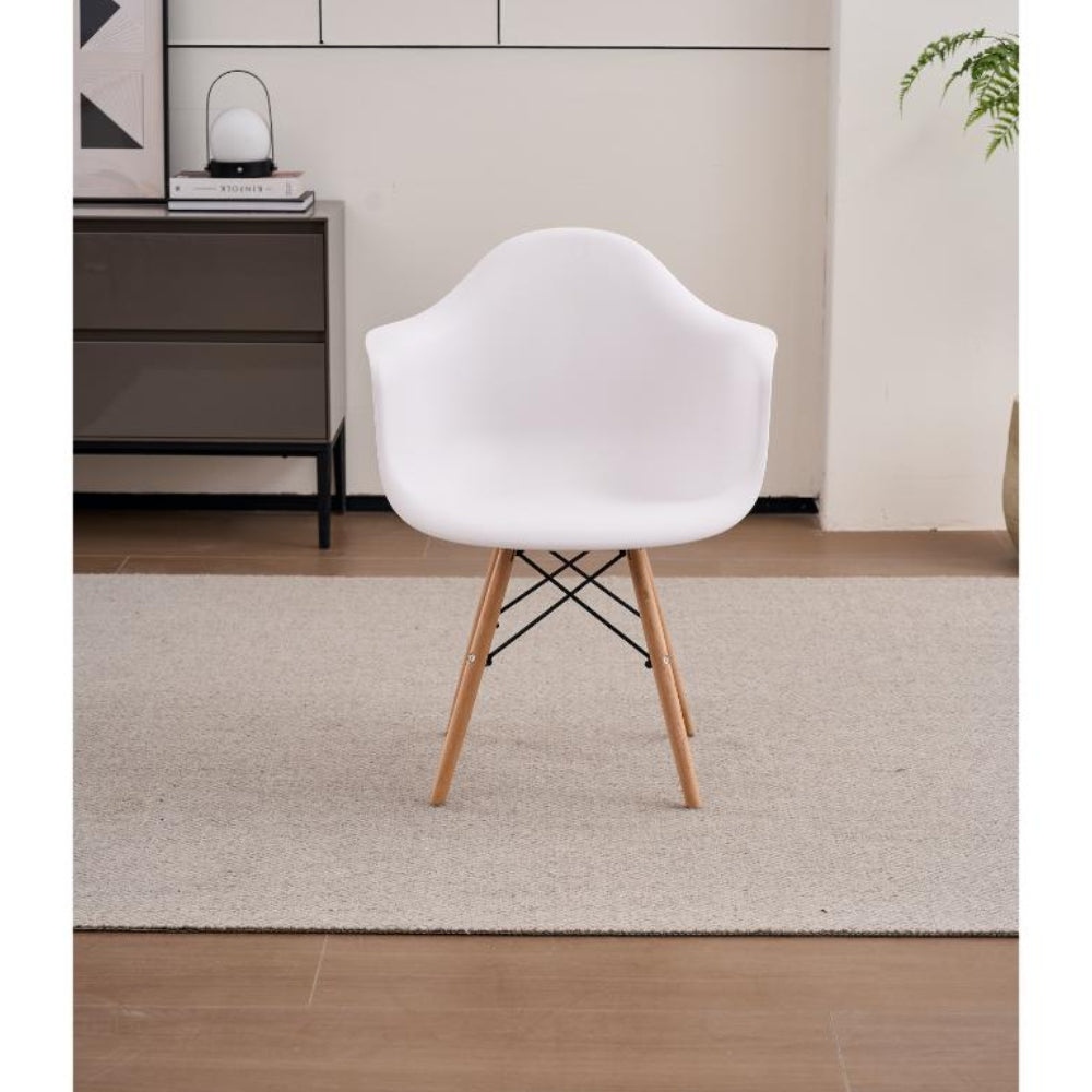 Combo Encanto, Incluye una Mesa y 4 Sillas Color Blanco