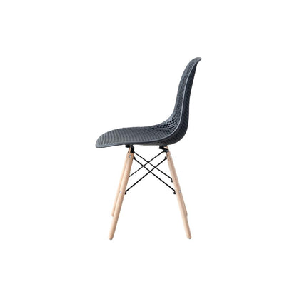 Silla Marcus, Color Negro, Con espaldar y patas en Madera