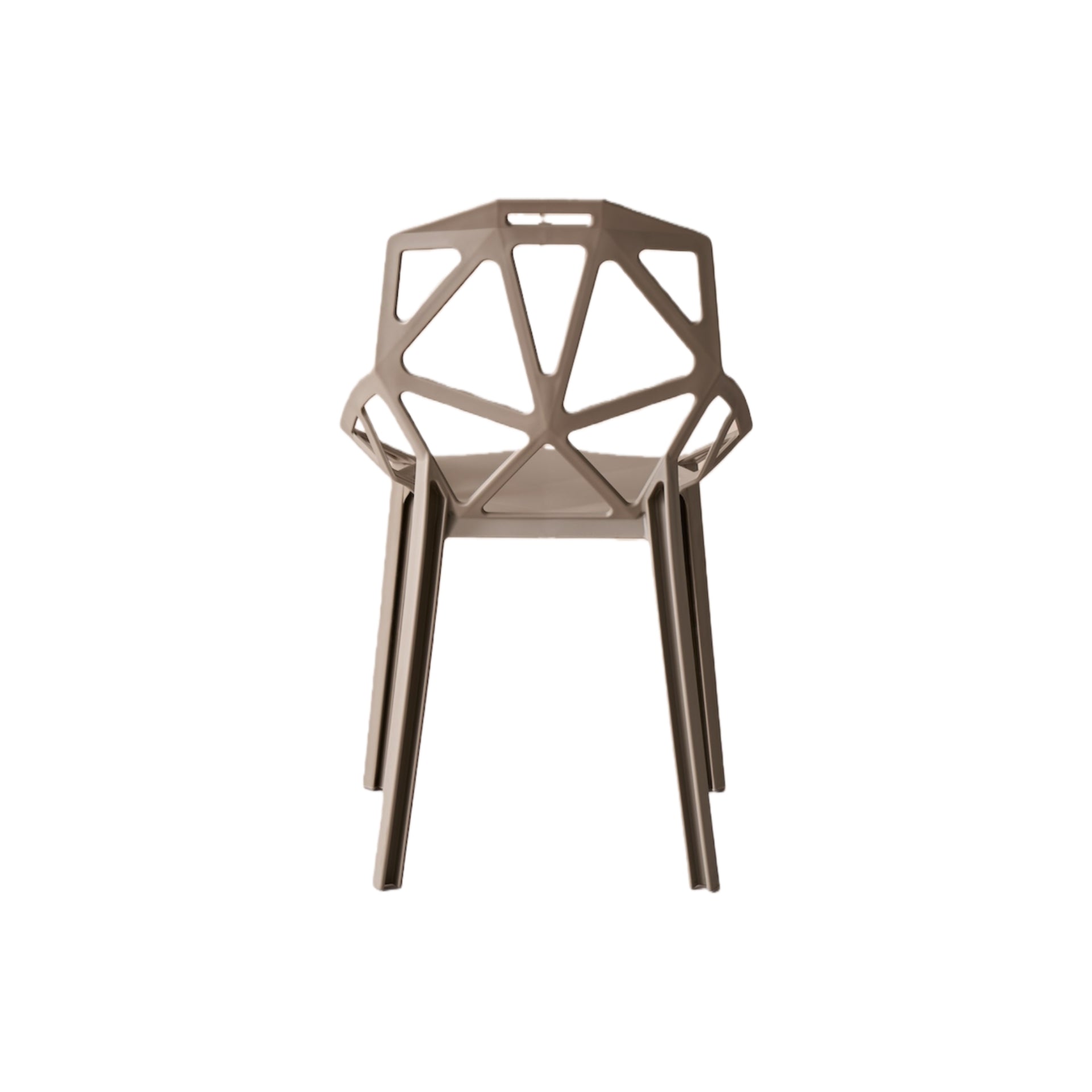 Silla Roxy, Color Taupe, Con espaldar y diseño Moderno