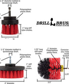 Cepillo de limpieza Drillbrush Accesorio para cepillo de taladro Limpieza de