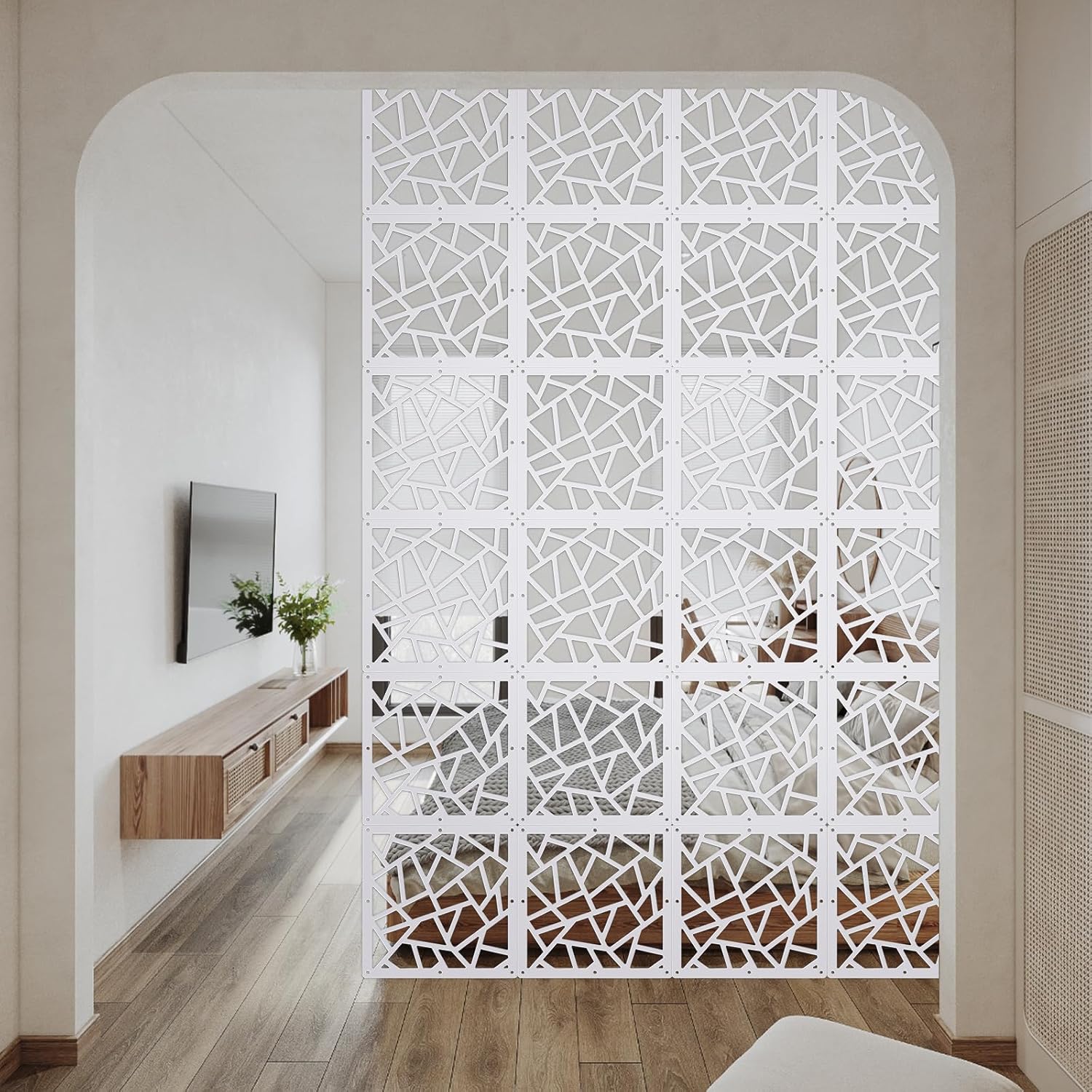 12 paneles divisores de habitación para colgar, separadores de pantalla de...