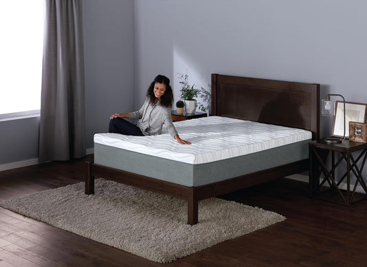 Serta Colchón de espuma viscoelástica con infusión de gel de 9 pulgadas,