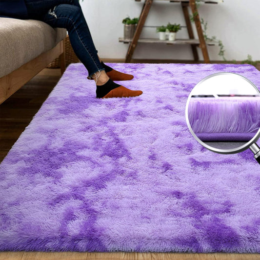 DweIke - Alfombras esponjosas para dormitorio, sala de estar, alfombras de...