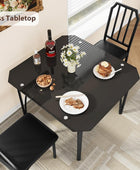 IDEALHOUSE Juego de 2 sillas de mesa de comedor para 2, juego de 2 sillas de