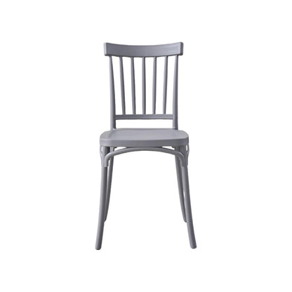 Silla Claus, Color Gris Oscuro, Con espaldar y diseño minimalista X2