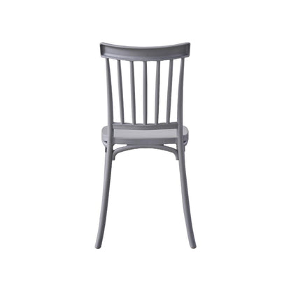 Silla Claus, Color Gris Oscuro, Con espaldar y diseño minimalista X2