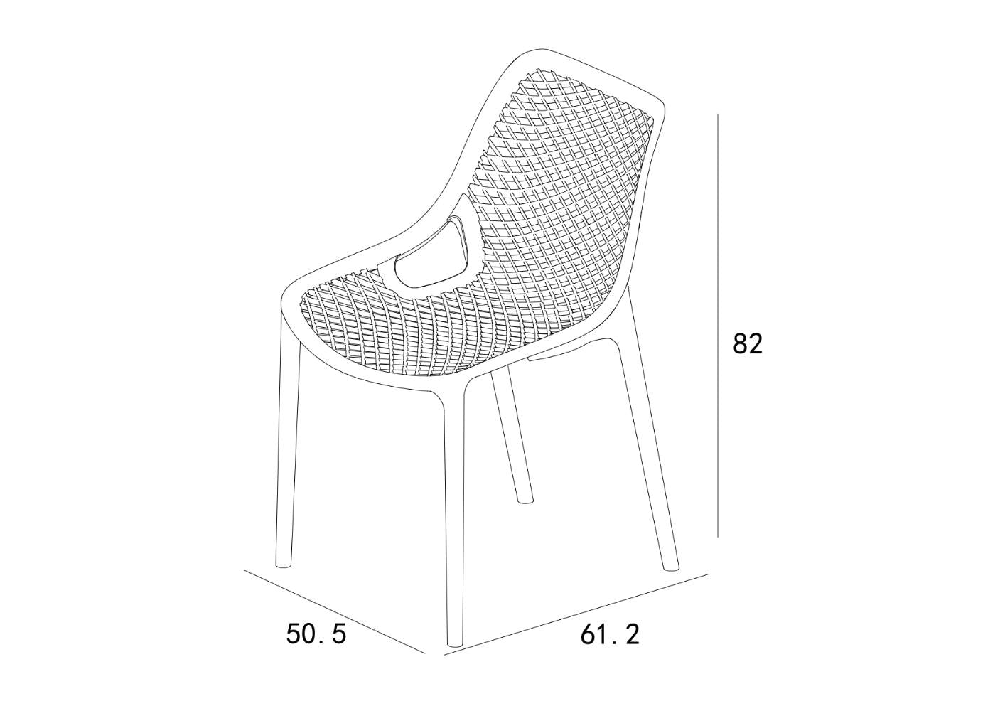 Combo Comedor Yuca, Incluye Barra de Cocina y 4 Sillas